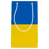 Oekraïense vlag klein cadeauzakje (Voorkant)