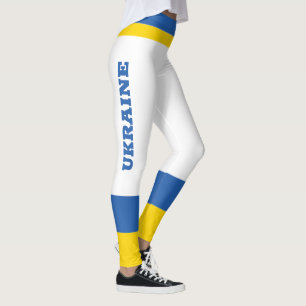 Oekraïense vlag - kleuren - geel - blauw - eenvoud leggings