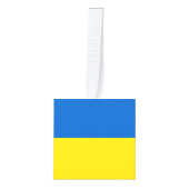 Oekraïense vlag kubus ornament (Voorkant)