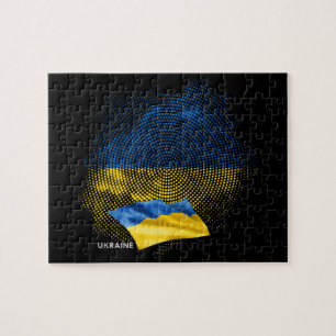 Oekraïense vlag legpuzzel