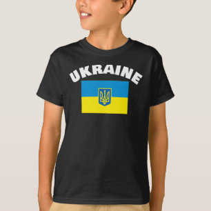 Oekraïense vlag met Trinent T-shirt