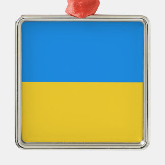 Oekraïense vlag metalen ornament