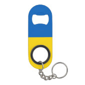 Oekraïense vlag mini flessenopener (Achterkant)