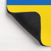 Oekraïense vlag muismat (Hoek)