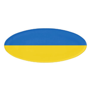 Oekraïense vlag naambadge