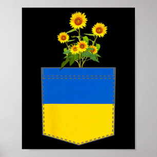 Oekraïense Vlag Nationale Vlag Kiev Oekraïens Kyiv Poster