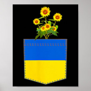 Oekraïense Vlag Nationale Vlag Kiev Oekraïens Kyiv Poster