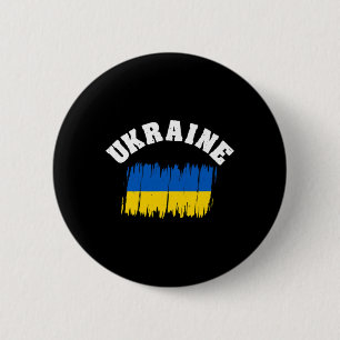 Oekraïense Vlag Nationale Vlag Kiev Oekraïens Kyiv Ronde Button 5,7 Cm