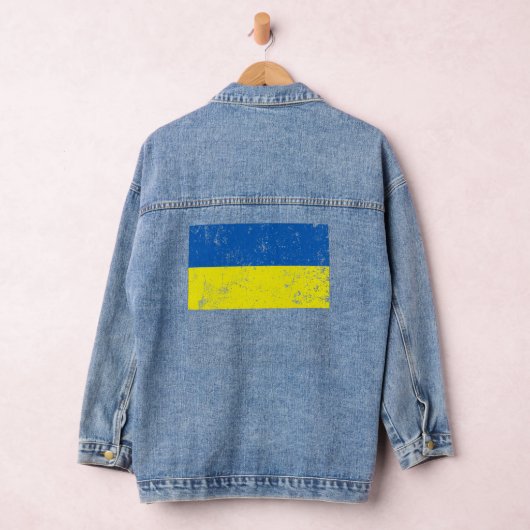 Oekraïense vlag noodlijdend denim jacket (Hangar)