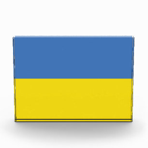 Oekraïense vlag, Oekraïens Слава Україні Slava Ukr Fotoblokken