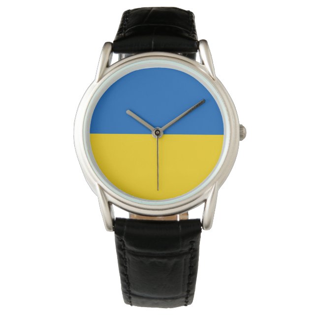 Oekraïense vlag - Oekraïens patriottisch Horloge (Voorkant)