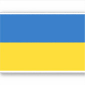 Oekraïense vlag - Oekraïens patriottisch Sticker (Voorkant)