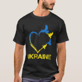 Oekraïense vlag - - Oekraïense regering steunt Oe T-shirt (Voorkant)
