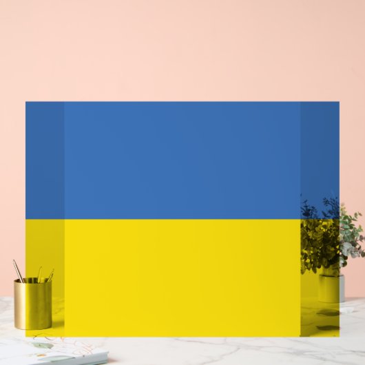 Oekraïense vlag, Oekraïense Slava Oekraïense Слава Acryl Bord (Huwelijk)