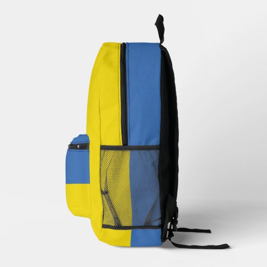 Oekraïense vlag, Oekraïense Slava Oekraïense Слава Bedrukte Rugzak (Rechts)