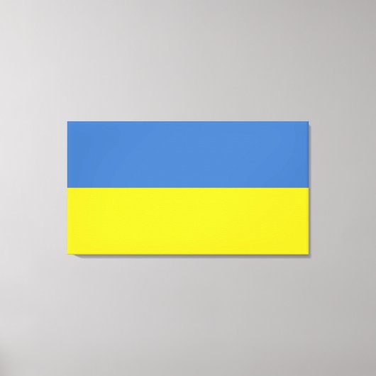 Oekraïense vlag, Oekraïense Slava Oekraïense Слава Canvas Afdruk (Voorkant)