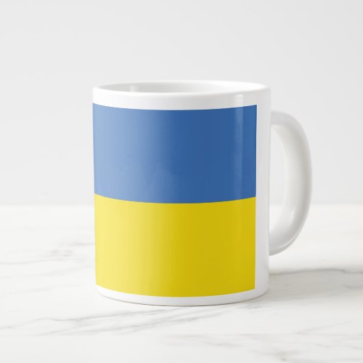 Oekraïense vlag, Oekraïense Slava Oekraïense Слава Extra Grote Beker (Voorkant rechts)