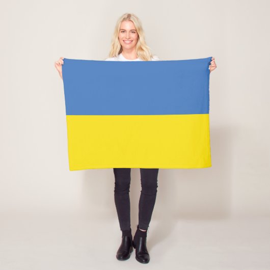 Oekraïense vlag, Oekraïense Slava Oekraïense Слава Fleece Deken (In situ)