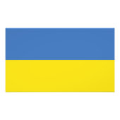 Oekraïense vlag, Oekraïense Slava Oekraïense Слава Foto Afdruk (Voorkant)