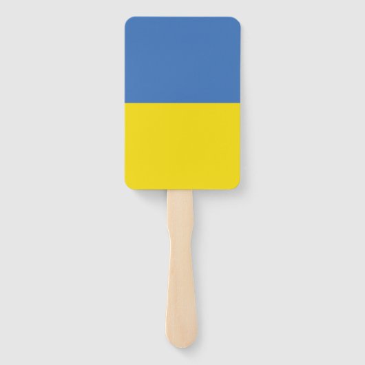 Oekraïense vlag, Oekraïense Slava Oekraïense Слава Handwaaier (Achterkant)