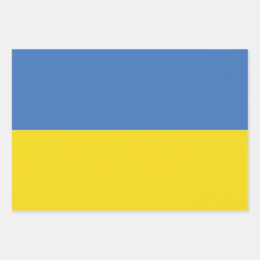 Oekraïense vlag, Oekraïense Slava Oekraïense Слава Inpakpapier Vel (Voorkant)