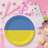 Oekraïense vlag, Oekraïense Slava Oekraïense Слава Papieren Bordje (Feest)