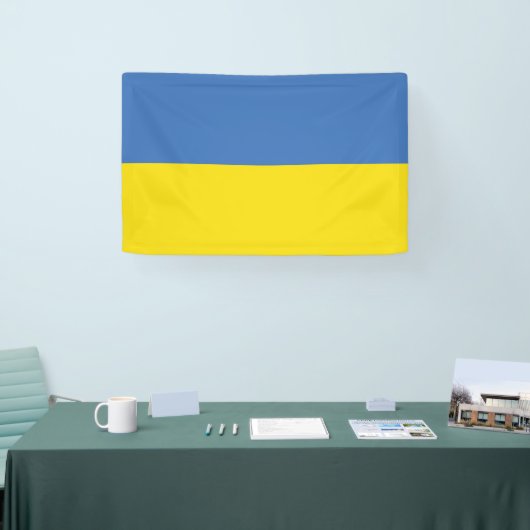 Oekraïense vlag, Oekraïense Slava Oekraïense Слава Spandoek (Beurs)