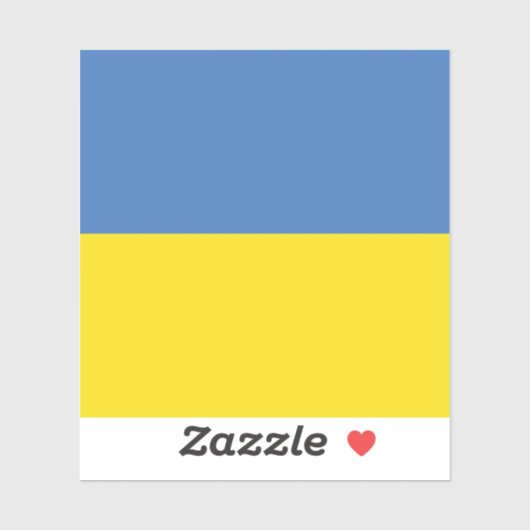 Oekraïense vlag, Oekraïense Slava Oekraïense Слава Sticker (Vel)