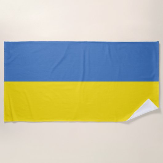 Oekraïense vlag, Oekraïense Slava Oekraïense Слава Strandlaken (Voorkant)