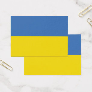 Oekraïense vlag, Oekraïense Slava Oekraïense Слава Visitekaartje