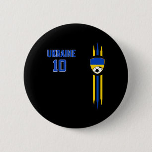 Oekraïense vlag Oekraïense trotsliefhebbers 6 Ronde Button 5,7 Cm