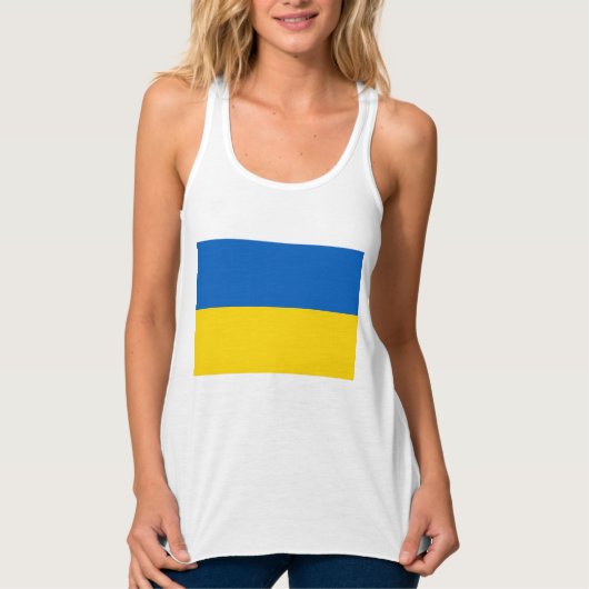 Oekraïense vlag (Oekraïne) Tanktop (Voorkant)