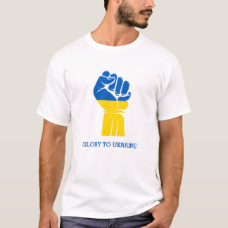 Oekraïense vlag ondersteunt Oekraïne T-Shirt
