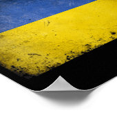 Oekraïense vlag - Pride Gift Poster (Hoek)