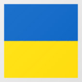 Oekraïense vlag raamsticker (Vel)