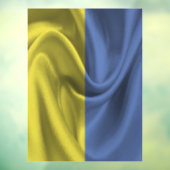 Oekraïense vlag raamsticker (Vel 3)