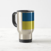 Oekraïense vlag reisbeker (Voorkant links)