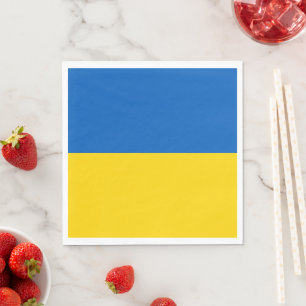 Oekraïense vlag servet