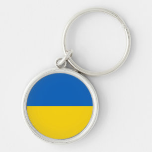 Oekraïense vlag sleutelhanger