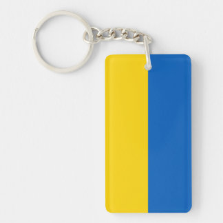 Oekraïense vlag sleutelhanger