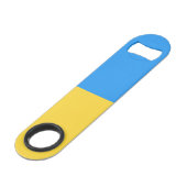 Oekraïense vlag speed flessenopener (Achterkant Gekanteld)