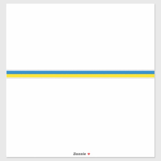 Oekraïense vlag sticker (Vel)