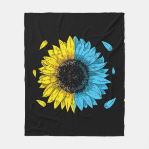 Oekraïense vlag - symbool Tryzub Love steunt Oekra Fleece Deken