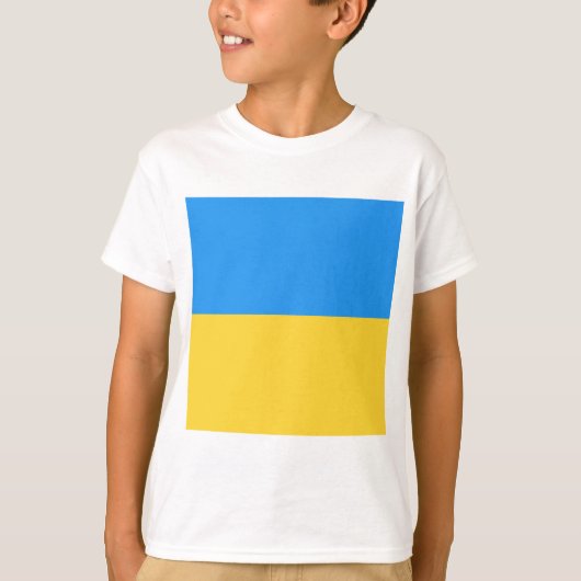 Oekraïense vlag t-shirt (Voorkant)