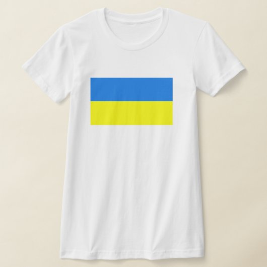 Oekraïense vlag t-shirt (Laagn)