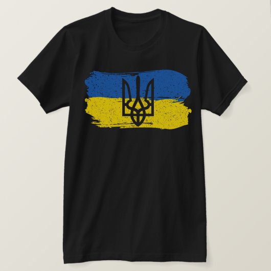 Oekraïense vlag t-shirt (Design voorkant)
