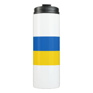 Oekraïense vlag thermosbeker