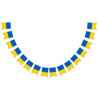 Oekraïense vlag vlaggetjes