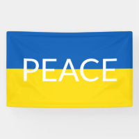 Oekraïense vlag voor blauwe gele aangepaste tekst