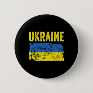 Oekraïense vlaggen - kaart liefdessteun Oekraïne Ronde Button 5,7 Cm